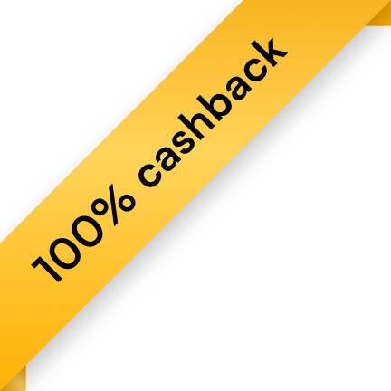 100% cashback